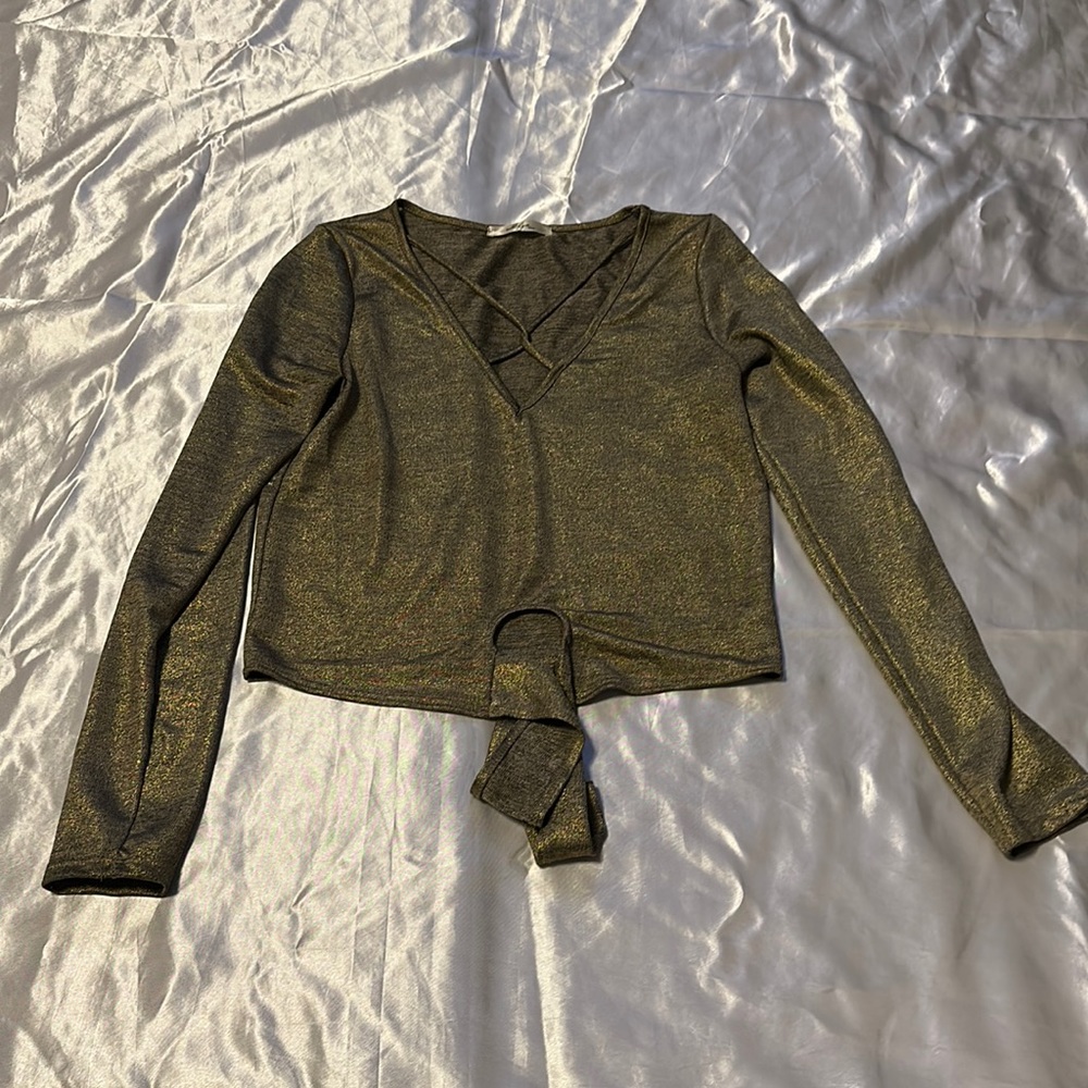 Golden blouse